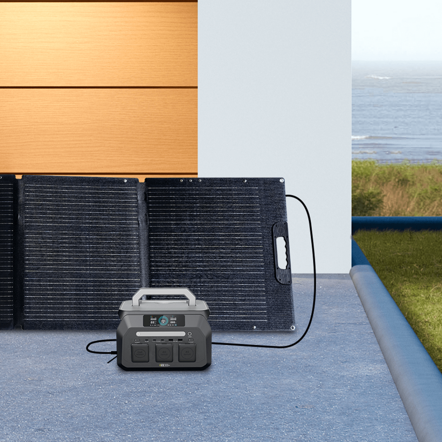 P800 Portable Power Station – 800W LiFePO4 Thuisaccu & Camping Generator